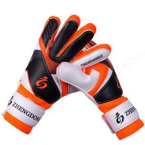 SKJK Excellent Football Gloves Anti-slip Wear-resistant Goalkeeper Gloves Finger Protection Non-Slip Football Training Gloves Kids/Adult