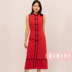 RIMINI - Dress Mandari Wanita Maxi Tanpa lengan Size XS-XL - WenYi  Dress CC32053