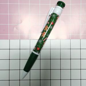 NALANILI Hình in Giáng sinh Bút bi khổng lồ Đạo cụ biểu diễn Đồ chơi  lạ Bút Giáng Sinh Đa chức năng 285cm Bút bi lớn Sinh viên