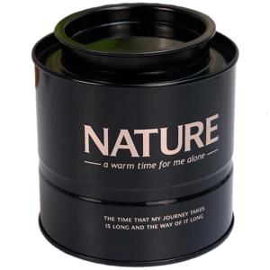 Niêm phong Thiếc Tròn các loại trà hộp compacts Stackable cà phê đậu lưu trữ container cho lá trà Nhà Bếp Đựng Thức Ăn Nhà tổ chức