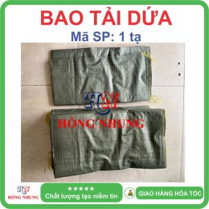 [SÉT] COMBO 5 Bao tải dứa 2 tạ / 15 tạ / 12 tạ / 1 tạ chuyên đóng hàng - Chất liệu nilon dai bền đẹp chắc chắn.