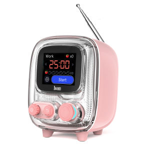 Original Divoom T-tiivoo-2 Mini Retro White Noise Bluetooth Speaker Portable Vintage Sleep Aid Bluetooth Speaker high quality Subwoofer