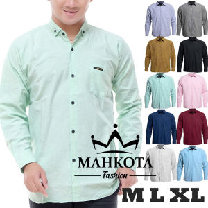 Kemeja Panjang Pria Polos Formal Casual Kemeja Panjang Polos Pria Jumbo big size XXXL