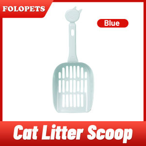 FOLOPETS Cat Litter Scoop Thickened Portable Big Cat Sand Shovel Plastic Grid Cat Litter Box Cleaning Supplies 4 Colors