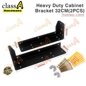 ClassAHW Heavy Duty Floating TV Cabinet Bracket Invisible Concealed Brackets Shelf Support Kabinet TV Gantung Dinding
