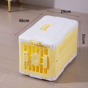 Cat Air Foldable Portable Dog Cage Cat CageCage Travel Shipping Outgoing Car