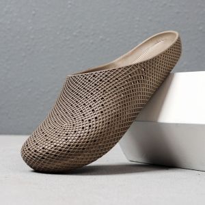 Mens Chef Shoes for Summer Outdoor Kitchen Slip-On Work Shoes Casual Breathable Perforated Half-Slipper