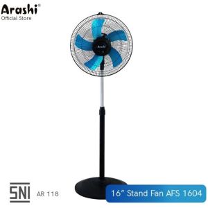 Arashi AFS1604 Kipas Angin Berdiri Standing Fan Besi 16 inch - FREE ONGKIR Jabodetabek