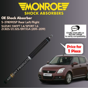 SUZUKI SWIFT 1.4/SPORT 1.6 ZC82S/ZC32S/ERTIGA 2011-2017 Original Monroe Front & Rear Shock Absorber