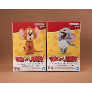 Genuine Original Bandai Banpresto Tom Love Cheese Jerry Tuffy Anime Collectible Model Decoration