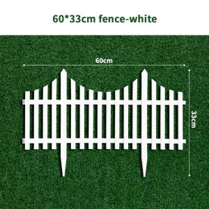 Plastik PVC pagar taman luar Yard hiasan pagar dalaman Partition berkebun alat塑料围栏