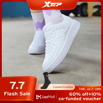 Xtep women's skateboard shoes air force fashion casual breathable all-match shoes 881218319851
