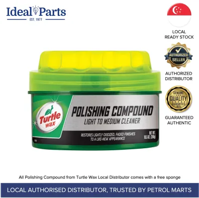 Turtle Wax Polishing Compound T241 / Improve Paint Clarity / Remove Light Scratches / High Gloss Shine / Clear Coat Safe & Silicone Free