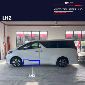 Alphard Vellfire Bodykit AGH30  Modellista V1 / Skirt No Color Pearl White (070) Black (202) Selling Loose Parts