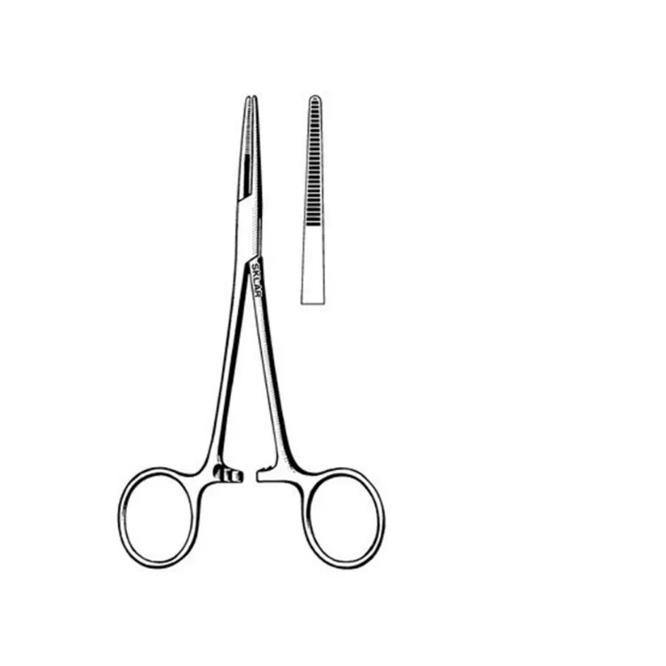 MABIS 5.5-Inch Curved Kelly Forceps – Locking Tweezers & Clamp, Stainless Steel, 1-Pack