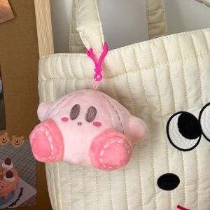การ ์ ตูน Star Kirby พวงกุญแจตุ ๊ กตา Kawaii น ่ ารักตุ ๊ กตาของเล ่ นอะนิเมะตุ ๊ กตากระเป ๋ าแขวนจี ้ คริสต ์ มาสของขวัญวันเกิดสําหรับเด ็ ก