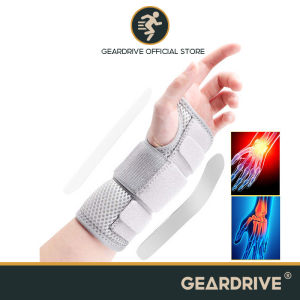 GEARDRIVE Carpal Tunnel Wrist Brace Support With Metal Splint StabilizerMild and effective
