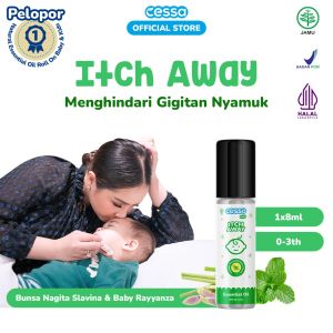 Cessa Baby Itch Away - Natural Essential Oil Menghidari Nyamuk/Serangga