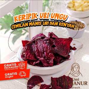 KRIPIK UBI UNGU WIJEN GULA CARAMEL 1 BAL ISI 1KG