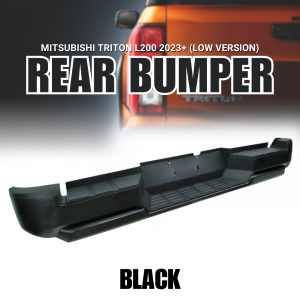 GECA MITSUBISHI TRITON L200 2023+ OEM REAR BUMPER WITHOUT RADAR (LOW VERSION)