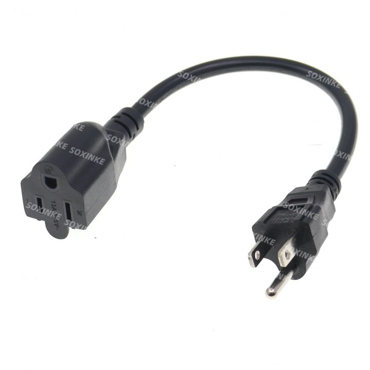 Verlengsnoer VS 3 Prong Male Plug aan vrouwelijke socket verlengkabel Amerikaans NEMA 5-15P Tot 5-15R netsnoer 0,5 m / 1m / 2m/ 3.0m / 5m Lang Verlengsnoer(5m Verlengsnoer VS 3 Prong Male Plug aan vrouwelijke socket verlengkabel Amerikaans NEMA 5-15P Tot 5-15R netsnoer 0,5 m / 1m / 2m/ 3.0m / 5m Lang Verlengsnoer(5m