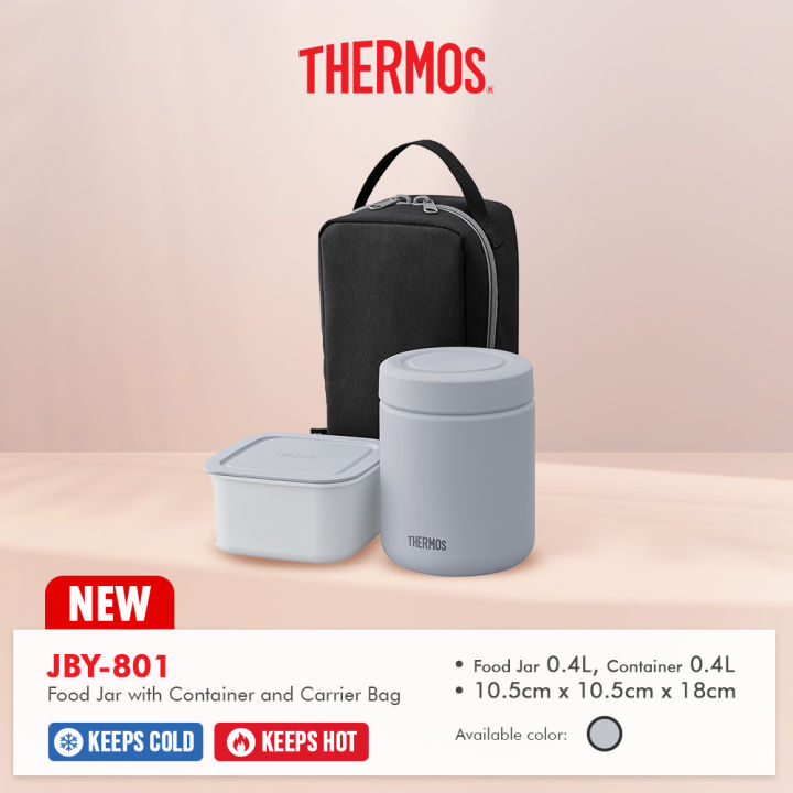 Thermos® JBY-801 Lunch Box ( 0.4L Food Jar & 0.4L Food container)