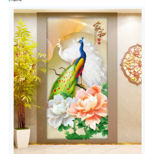 Gạch tranh khổ dọc đẹp hiện đại