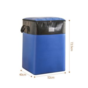 Large Capacity Foldable Waterproof Woven Bag Transfer Storage Wear-resistant Bag Moving Bag Thickened Eco-friendly Luggage Bag