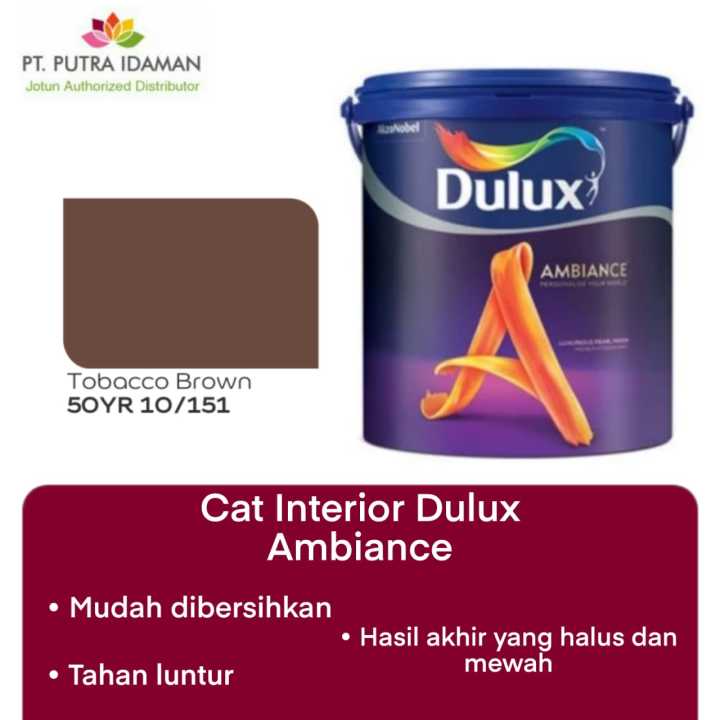 Cat Tembok Interior Dulux Ambiance - Tobacco Brown 50YR 10/151