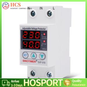 【HCS】SVP-916 Adjustable Voltage Surge Protector Relay Limit Current Protection