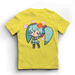 Baju Atasan Anak Perempuan Lucu Import 1 - 10 Tahun Gambar Hatsune Miku - Hypelane Kids - DTF
