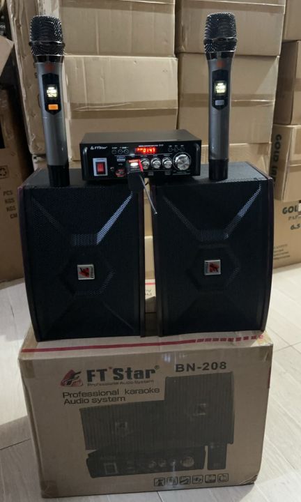 FT%20STAR%206%20Inches%20%20Micro%20Component%20Speaker%20System%20Set%20200W(Rechargerable%20Amplifier+Speakers)%20With%20JBL-50s%20Dual%20Rechargerable%20Wireless%20Microphone%20-%20Image%202