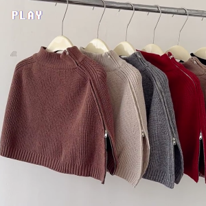 Graceful Knit Shawl for Special Event Wrap Casual Costume Crocheted Turtleneck Stylish Knit Shawl Versatile Wrap