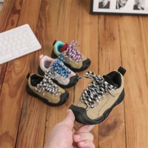 Children Hiking Shoes Baby Girls Boys Genuine Leather Sneakers Autumn Kids Casual Shoes Non-slip Soft Sole Infant Toddler Shoes2026