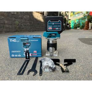 Máy Phay Gỗ pin Cầm Tay THOLUX-PPIN chung nhà máy Makita 600w Tạo Rãnh Gỗ loại 1 kim loại STORE SILEMAYMOC