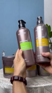 Cặp dầu gội xả MARUBI KERATIN 750ml collagen siêu mượt siêu dưỡng dành cho mọi loại tóc