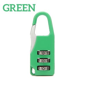 Mini Padlock Anti-theft Luggage Lock Travel Lock Bag Password Lock Zinc Alloy Zipper Lock Practical 3 Digit Combination