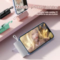 Capsule Mini Power Bank 2 in 1 fast charging power bank 5000mAh/20000mAh Built-in Cable Type C/iPhone Small Portable. 