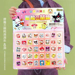 Bảng Hidden Box 40 Ô Đồ Chơi Hộp Mù Unbox Thú Sarino Trong Suốt Siêu Cute