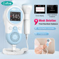 Cofoe Fetal Doppler Baby Heartbeat Detector Portable Pregnant Baby Ultrasound Heart Rate Monitor Pocket LCD Probe Vascular Doppler Stethoscope Baby Heartbeat Monitor Noise Reduction No Radiation. 
