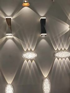 SXH Outdoor LED Modern minimalist leaf-shaped living room background wall lamp decoration bedroom bedside lighting fixture personalized creative wall lamp