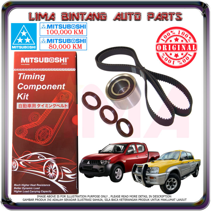 Mitsubishi Storm L200 Triton Lite Timing Belt Kit Set Mitsuboshi