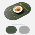 Meja Makan Alas Piring Tatakan Piring Anti Panas Tahan Air Alas Piring Alas Piring Meja Makan Oval. 