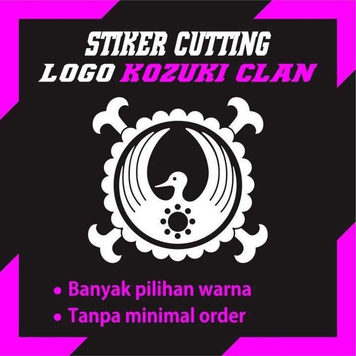 Stiker Motor Logo Kozuki Clan Anime One Piece Cutting Sticker Keren ...