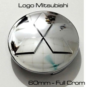 Logo Mitsubishi cho chụp mâm xe (chụp Lazâng) đường kính 60mm phù hợp cho mọi dòng xe Mitsubishi