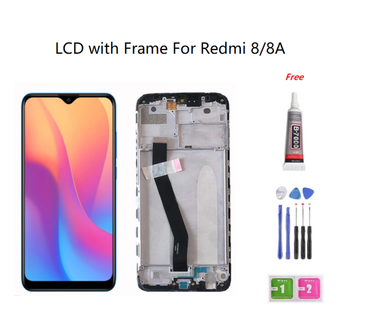 LCD with Frame For Redmi 8 8A LCD Display with Frame with Touch Screen ...