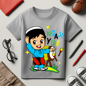 Baju Kaos Harian Anak Laki Laki Gambar Cowo Musim Lucu Import 1 - 10 Tahun - Hypelane Kids