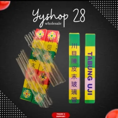 GLASS TUBE tiub KACA kosong Local Ship