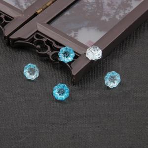 DIY - Charm đài sen làm từ Acrylic nhiều màu sắc có lỗ (10mm) tự làm bằng hạt cườm phụ kiện trang sức bán sỉ