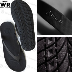 WR JETBLACK - Sandal Jepit Karet Pria Dewasa Distro Model Terbaru Full Hitam Black Matte Anti Licin Sendal Capit Santuy Remaja Terkini Murah Bisa Bayar Dirumah COD